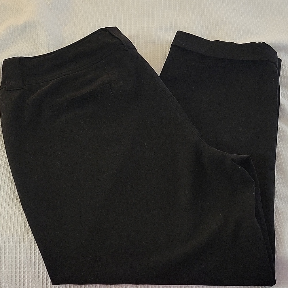 Black office slacks.